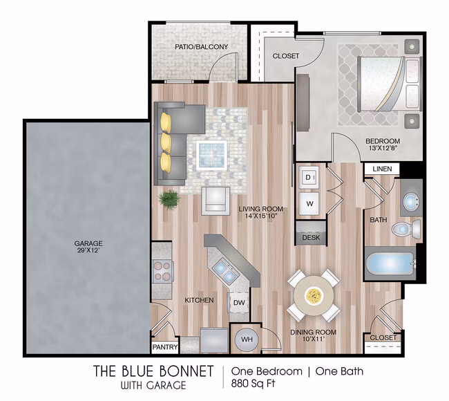 The Blue Bonnet with Garage - Premium Plus Upgrade floor plan